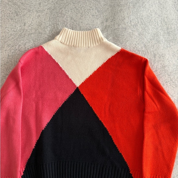 Tommy Hilfiger Sweaters - Tommy Hilfiger Pink and Red Cowl Turtleneck Sweater